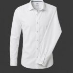 Zara Men's Slim Fit White Button-Down Casual Shirt